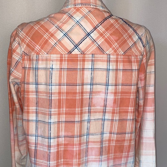 *CUSTOM DYED EMBROIDERED BUTTON DOWN - Picture 6 of 9